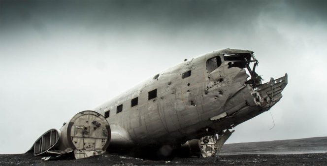 
					Fighter Plane Crash During World War